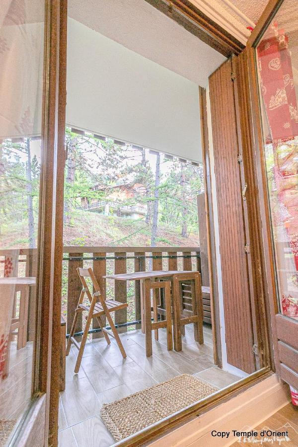 Allos Village Studio Cosy Avec Balcon Exterior foto